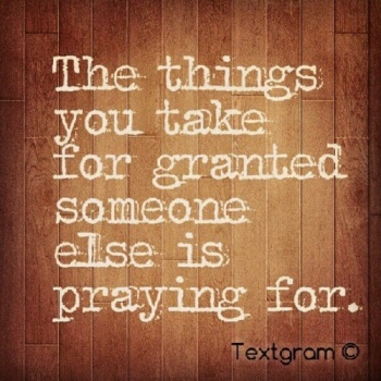 praying for