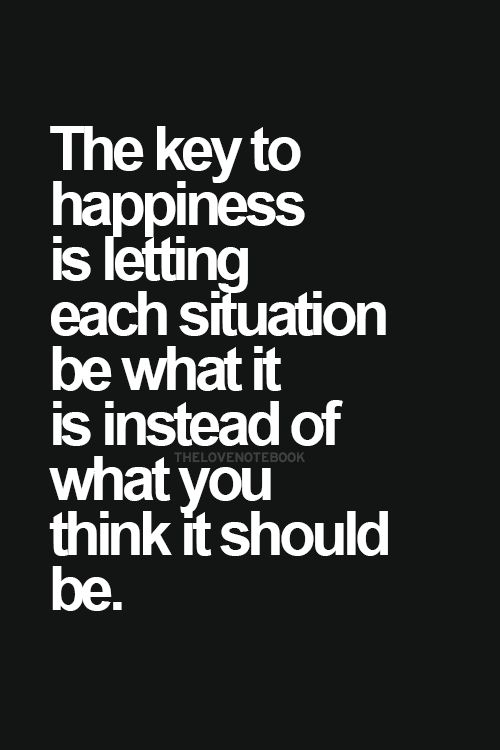 The key to happiness